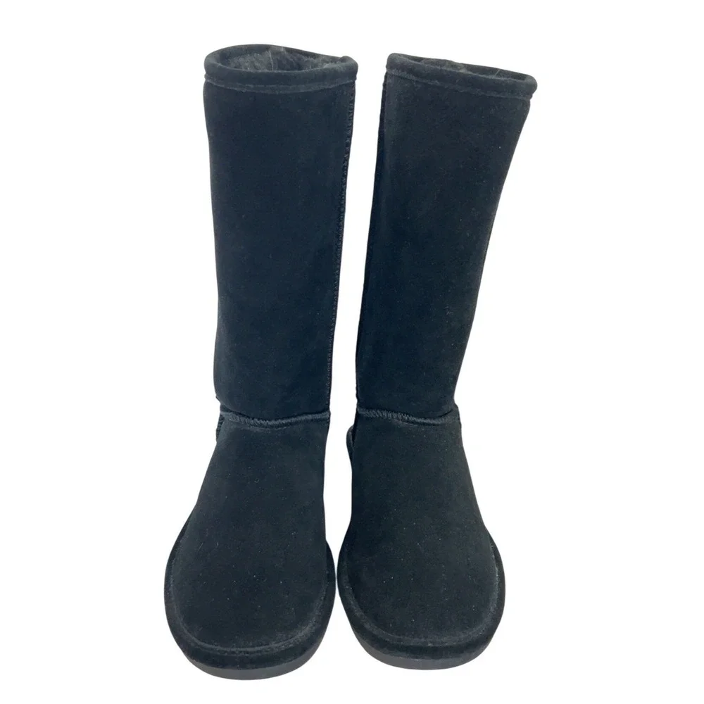 BEARPAW Emma Black shearling style boot - worn once | SZ: 7